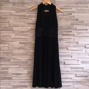 Black Halter Dress w/ Sequined Top